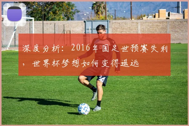 深度分析:2016年国足世预赛失利,世界杯梦想如何变得遥远